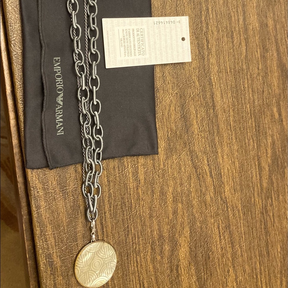 Emporio Armani necklace. Never worn.